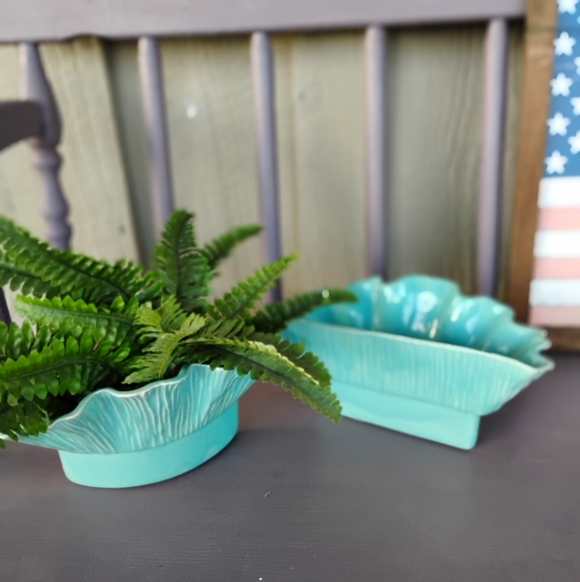 Set of Miramar Of California, Vintage Mid - Century Ceramic Planters - Picture 4 of 10